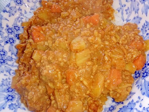 トマト缶でつくる野菜たっぷりドライカレー！！